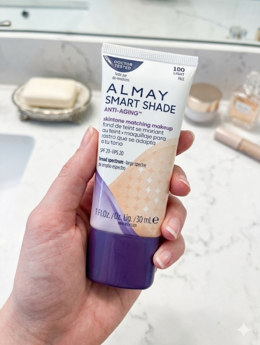 Almay Smart Shade 100 Light Pale Purple Swoop VINTAGE Makeup ☆ VERY RARE ☆